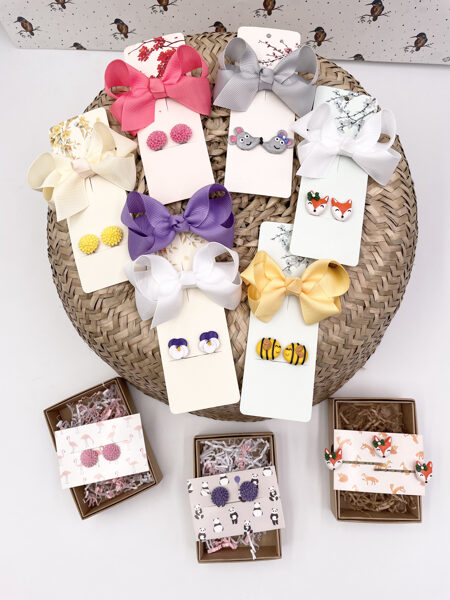 POLYMER CLAY CLIP-ON EARRINGS & BUCKLES