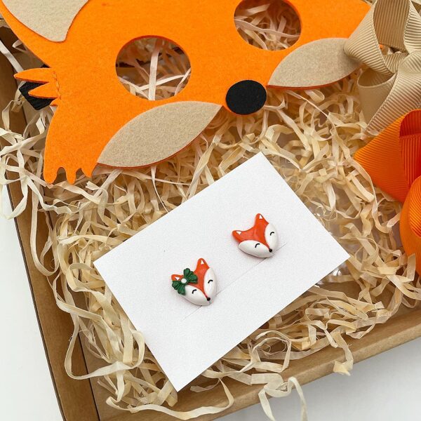 CLIP-ON EARRINGS "LITTLE FOXY"