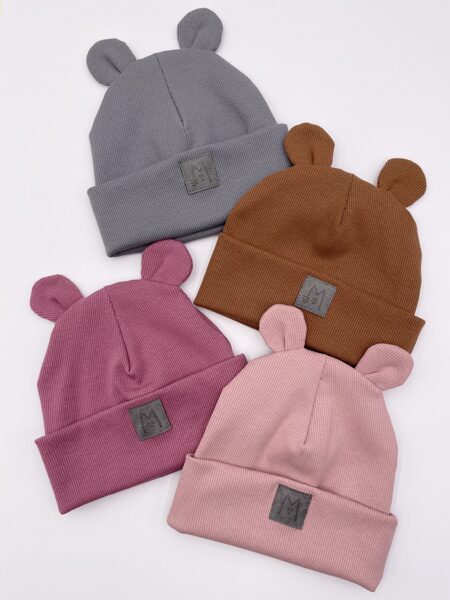 DUBULTĀS KOKVILNAS CEPURE AR AUSTIŅĀM