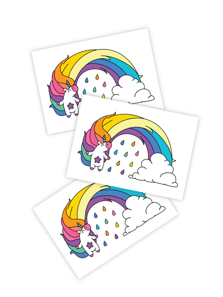 RAINBOW UNICORN 3 pcs